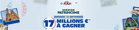 Super Loto Du Patrimoine Jackpot Horaires Et R Sultats De Ce