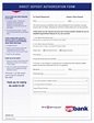 Free U.S. Bank Direct Deposit Authorization Form - PDF – eForms