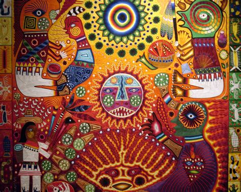 Arte huichol 2 | Textil huichol. Museo de Arte Popular Mexic… | Flickr