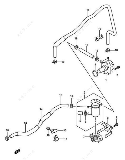 Older Years Suzuki Df 50a Fuel Pump Parts Catalog