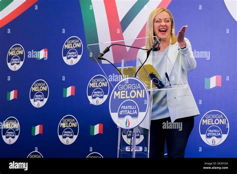 Giorgia Meloni Wins Italian Elections Fratelli Ditalia Is Italys