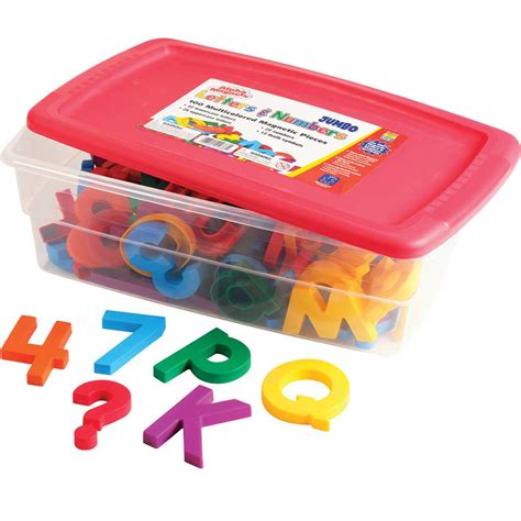 Alpha Magnets Jumbo Letters And Numbers Set Of 100