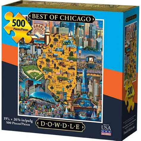 Dowdle Jigsaw Puzzle Best Of Chicago 500 Piece