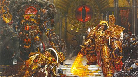 Warhammer 40ks Emperor Of Mankind Meet The Golden God
