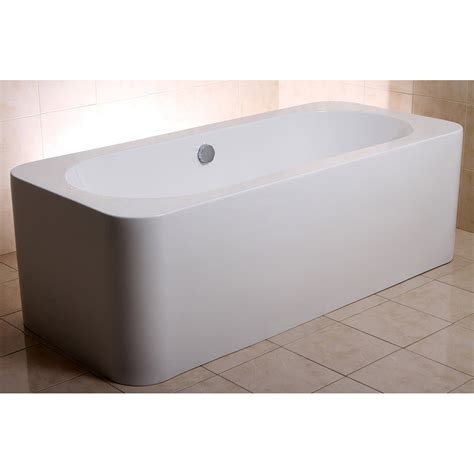 List of standard bathtub sizes. Modern White Rectangular Kiran Drop-In Alcove Bathtub ...
