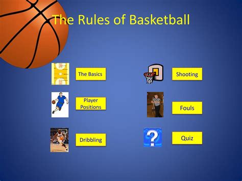 Ppt The Rules Of Basketball Powerpoint Presentation Free Download