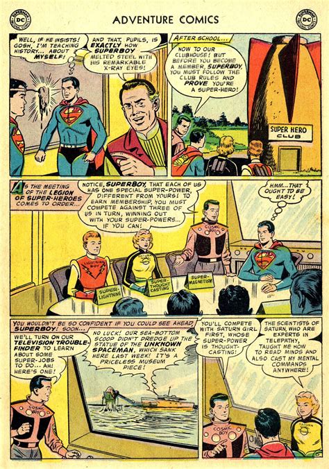 Days Of Adventure Adventure Comics 247 April 1958