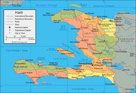 Haiti Mapas Geográficos Do Haiti Enciclopédia Global™
