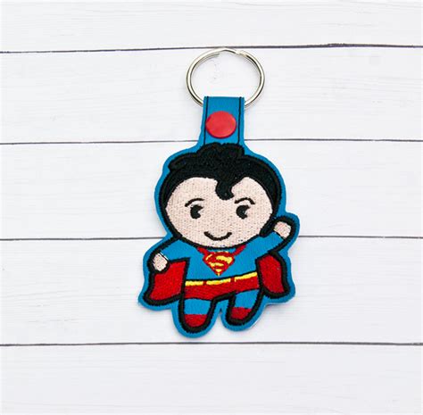 Dc Chibi Superman Key Fob
