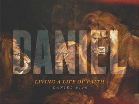 Book Of Daniel Lions Den Sermon Graphic Clover Media