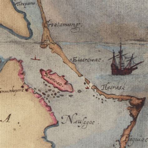 Virginia 1585 La Virginea Pars Map John White