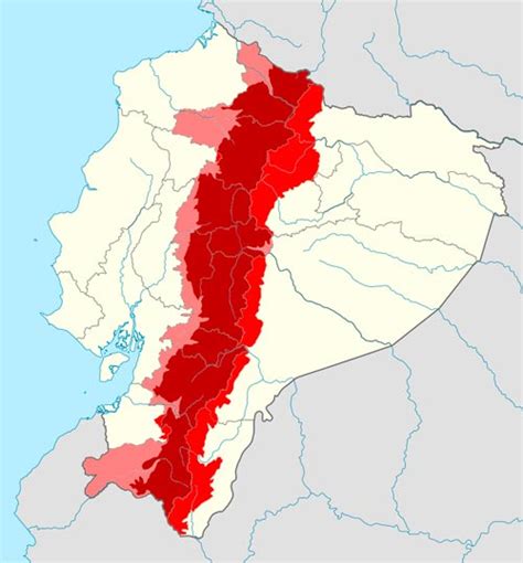 La Cordillera De Los Andes Del Ecuador Mapa Y Resumen De