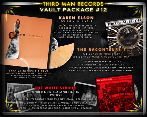 Ranked Third Man Records Vault Packages The Fire Note