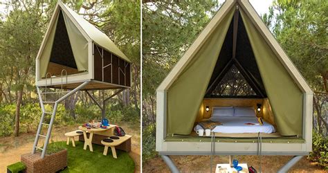 You Can Go Glamping In An Elevated Mini Cabin In Spain