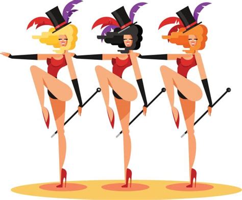 Best Cabaret Dancers Illustrations Royalty Free Vector Graphics And Clip Art Istock