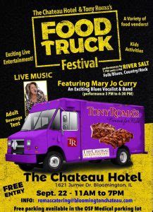 Maybe you would like to learn more about one of these? The Chateau Hotel & Tony Roma's Food Truck Festival ...