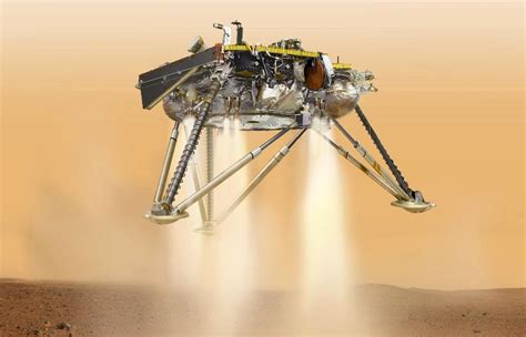 Módulo Espacial Insight De La Nasa Aterriza Con éxito En Marte