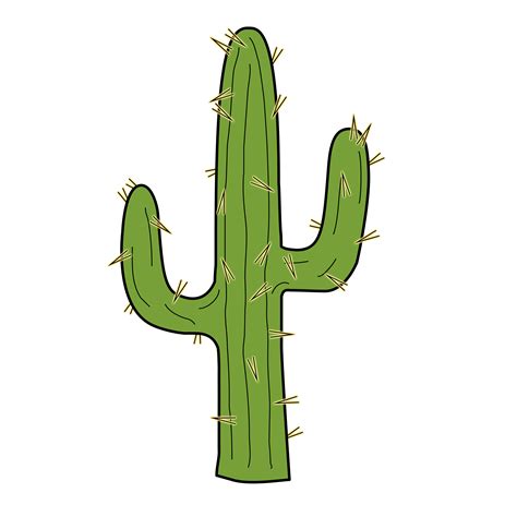 Cactus Clipart Cactus Vector Drawing Images Drawings Cactus Drawing