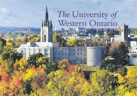 The university of western ontario provides a wide range of undergraduate and graduate programs, including 66 masters and 43 doctorates, from 12 faculties and schools. Nice and neat postcards: University of Western Ontario