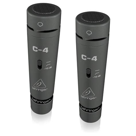 Disc Behringer C 4 Matched Condenser Microphones At Gear4music