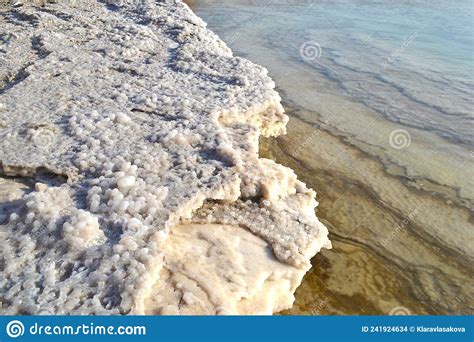 Dead Sea Salt Natural Mineral Salt Formations At The Dead Sea Salt