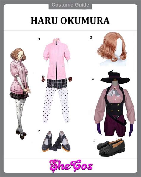 P5 Haru Okumura Cosplay Guide Cosplay Makeup Tutorial Cosplay Diy