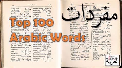 Basic Arabic Words And Meanings