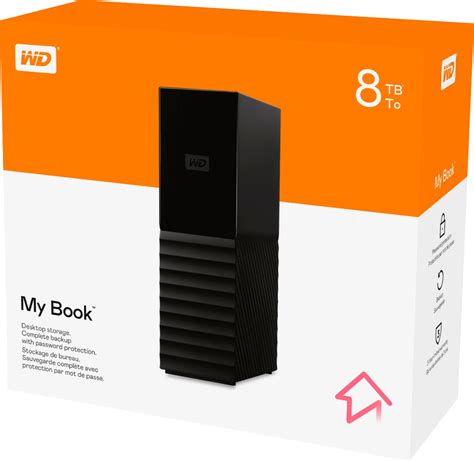 Best Buy Wd My Book 8tb External Usb 30 Hard Drive Black