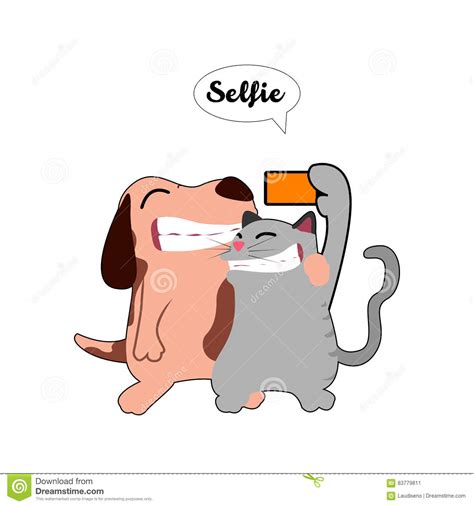 Selfie stock illustration. Illustration of portrait, digitally - 83779811