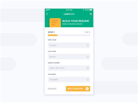 Discover thousands of ui kits and ux wireframes that you can use for your next project. Resume Builder App by Marko Nedeljkovic on Dribbble