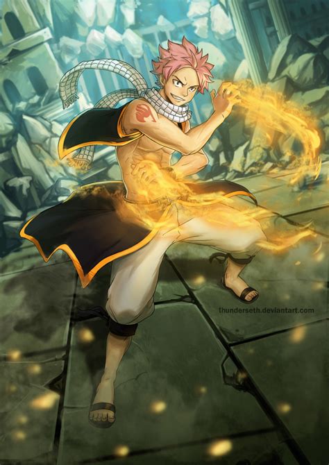 Natsu Dragneel Fairy Tail Fanart By Thunderseth On Deviantart