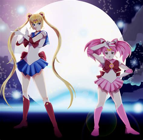 Bunny And Chibiusa Sailor By Jeyrablue On Deviantart