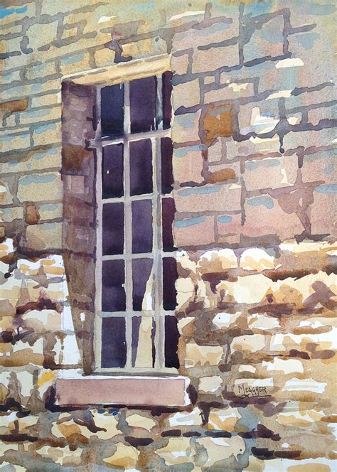 Stone Wall Painting By Spencer Meagher Fine Art America