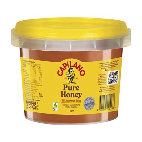 Buy Capilano Pure Australian Honey Pail 1kg Coles