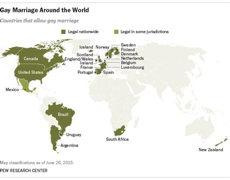 Conoce El Mapa De Los Países Donde El Matrimonio Gay Es Legal