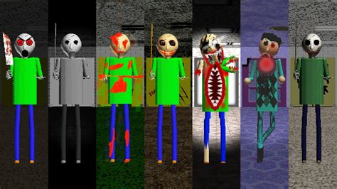 Everyone Is Baldis 7 Horror Mods All Perfect 1 Youtube