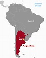 Localização da Argentina | Vectores de Domínio Público