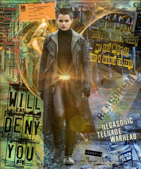 negasonic teenage warhead as inspired by deadpool and monster magnet superhéroes