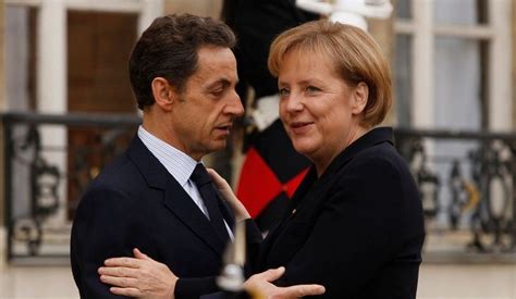 Sarkozy Et Merkel Ont Eu Un Entretien Elysée