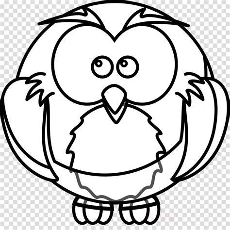 Cartoon Black And White Owl Clipart Owl Cartoon Clip White Owl Clip