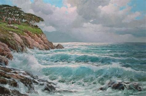 Seascapes Paintings By Alexander Dzigurski Art And Design Seascape