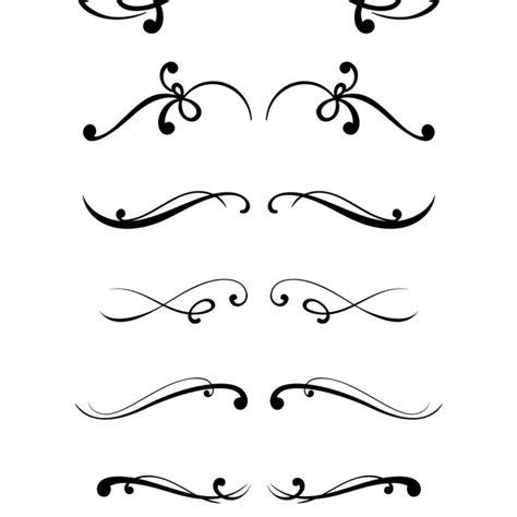 Flourish Border Vector At Getdrawings Free Download