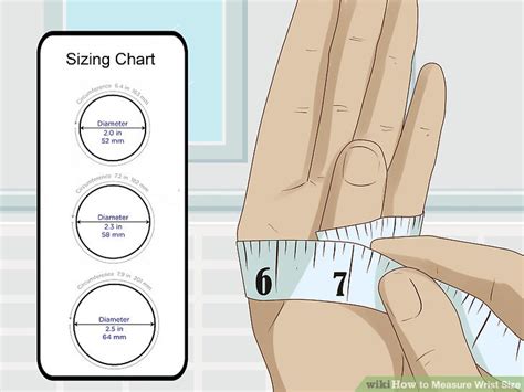 Measure around the wrist at the wrist bone. How to Measure Wrist Size: 10 Steps (with Pictures) - wikiHow