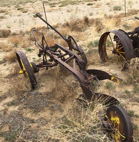 Antique Farm Plow 120109