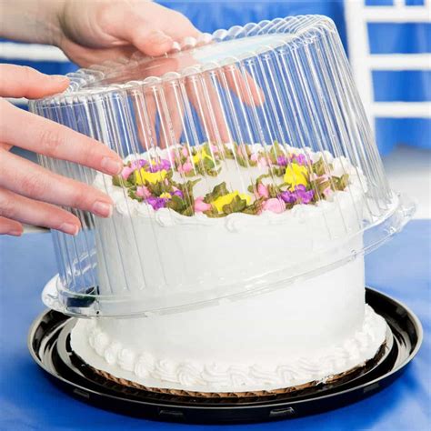 How do we adapt cake pan sizes in baking recipes? Cake Containers | 6 inch Plastic Cake Container 1-2 Layers