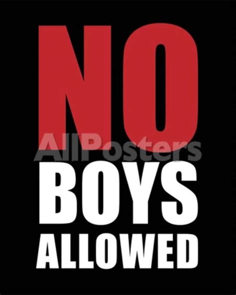 No Boys Allowed Black Prints By Color Me Happy At
