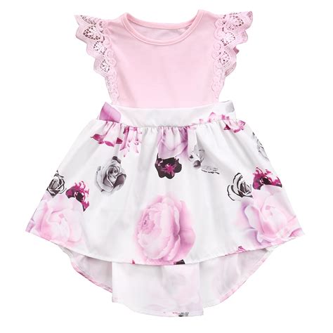 Pudcoco Lovely Toddler Kids Girls Clothing Dress Princess Flower