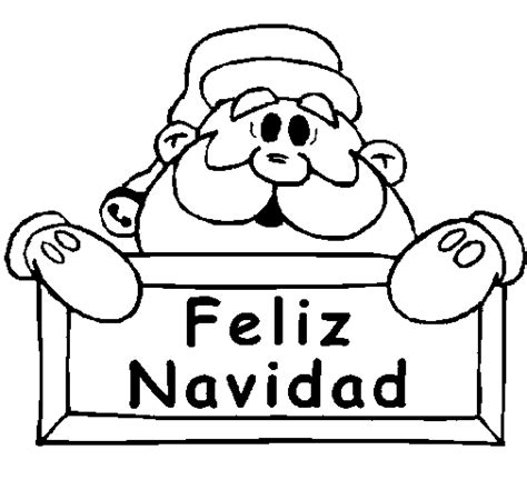 Carteles de Felíz Navidad para colorear Colorear imágenes