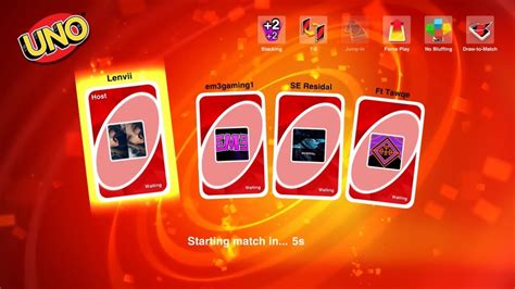 Uno With Friends 2v2 Gameplay Youtube