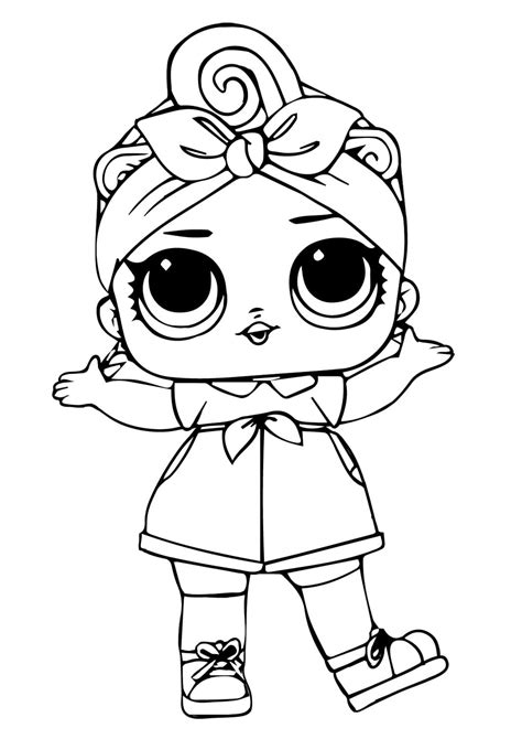 Lol Surprise Doll Coloring Pages Coloring Pages For Kids And Adults